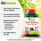 tnvitamins Tart Cherry Capsules 400mg nutritional information