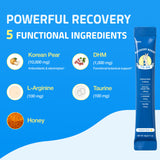 TO. AM Korean Pear use Supplement stick showing Korean pear flavour
