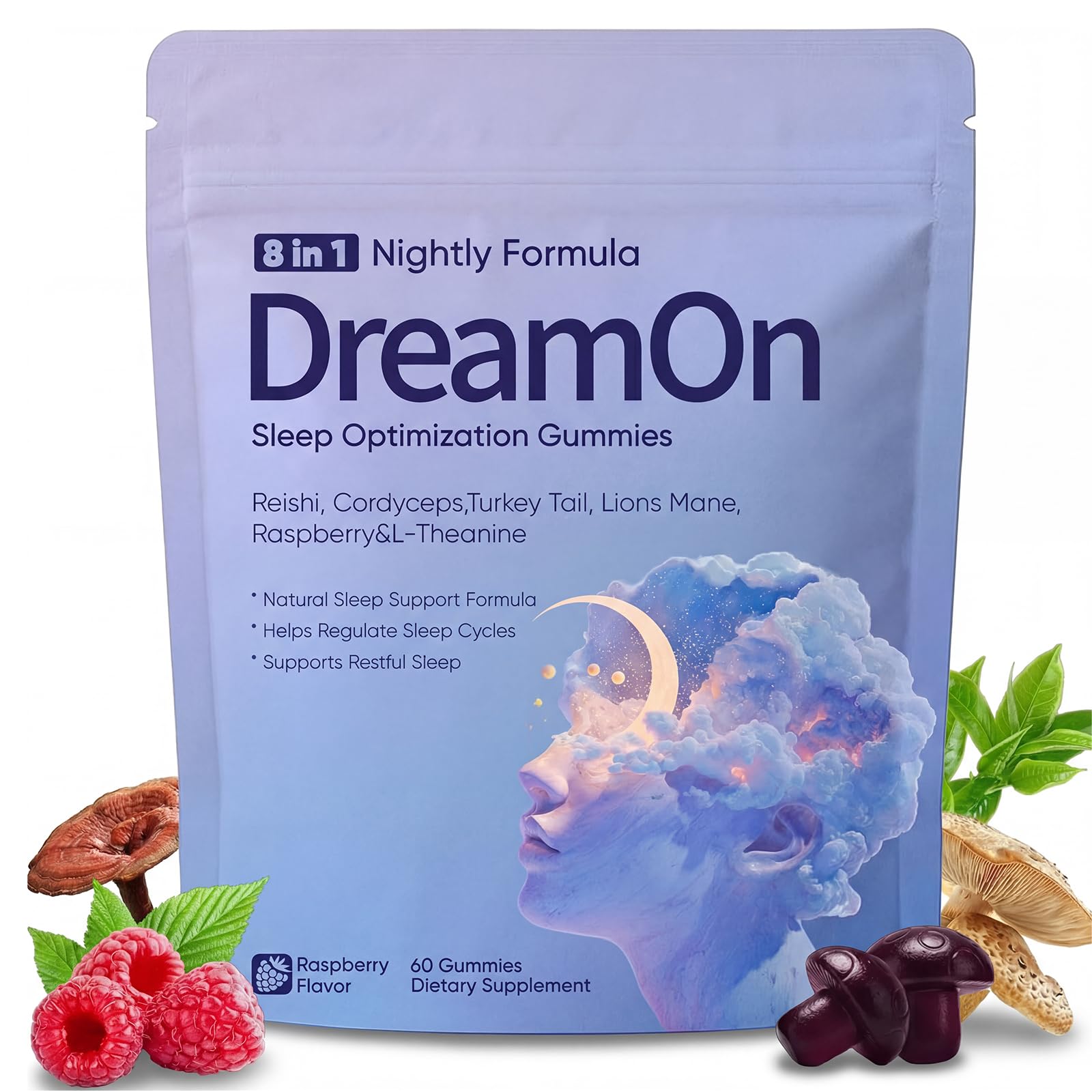 TOGOLIUN DreamOn Sleep Optimization Gummies front view