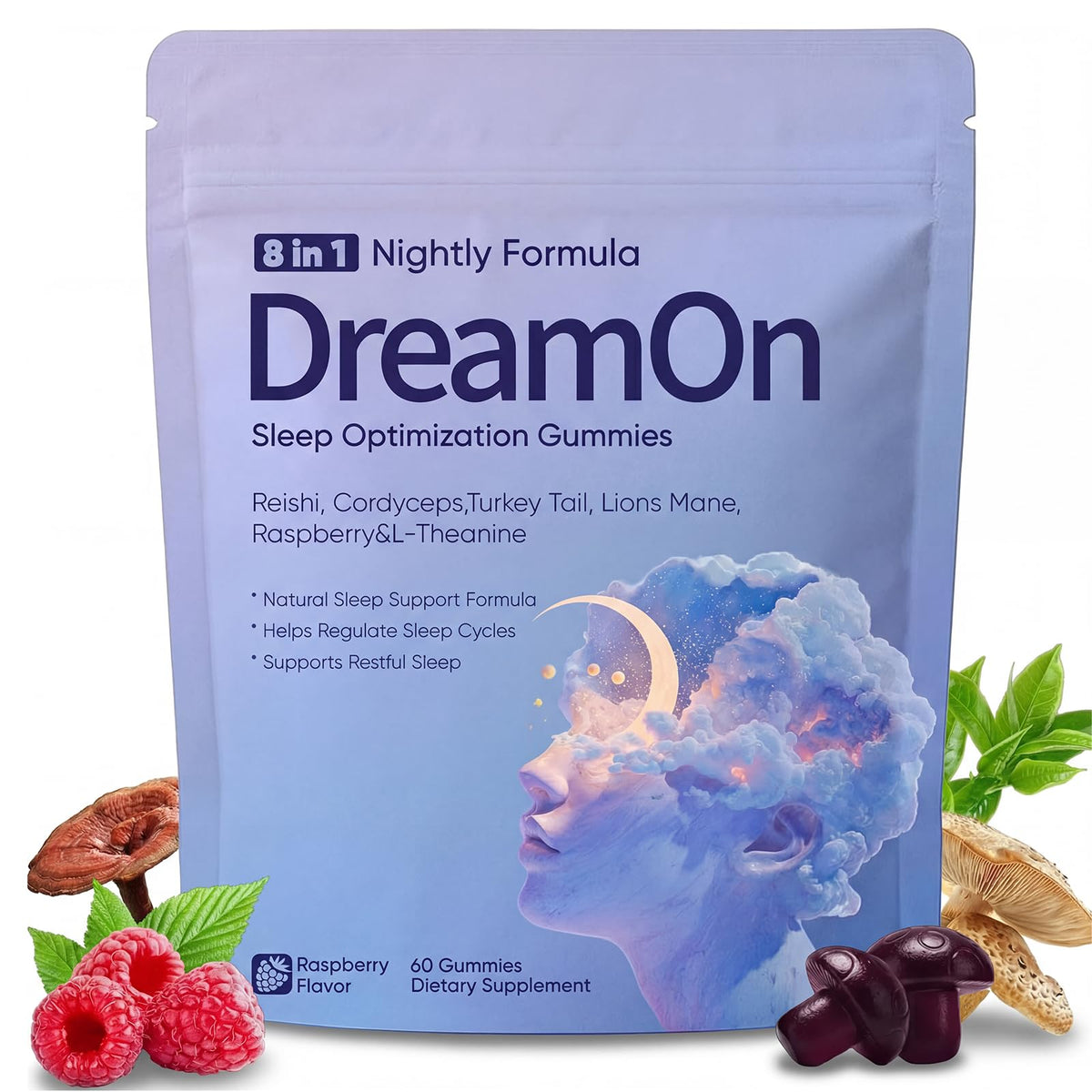 TOGOLIUN DreamOn Sleep Optimization Gummies front view