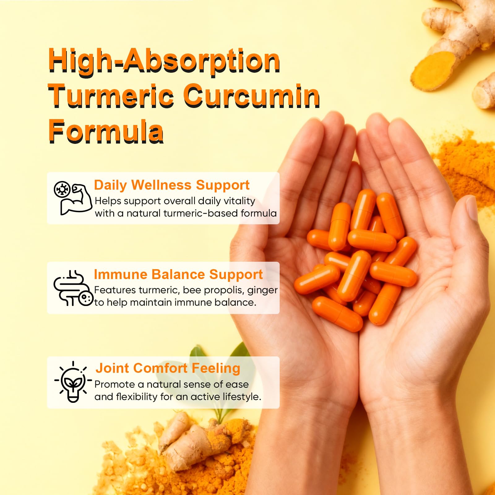 TOGOLIUN Turmeric Curcumin 1000mg supplement ingredients list