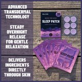 TOLEVITA Sleep Patches displayed on a bedside table