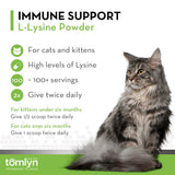 TOMLYN L-Lysine Powder for Cats fish flavour close-up