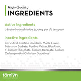 TOMLYN L-Lysine Supplement for Cats packaging details