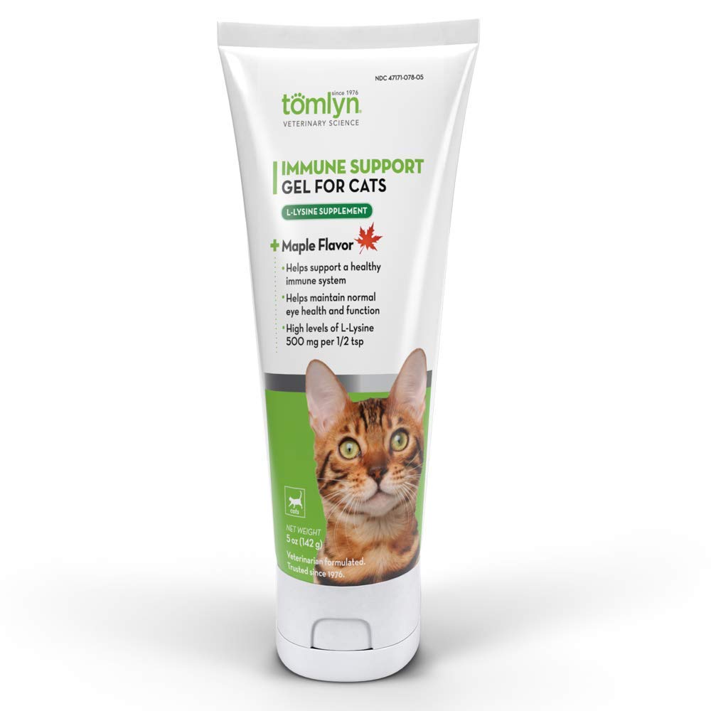 TOMLYN L-Lysine Supplement for Cats tube front view