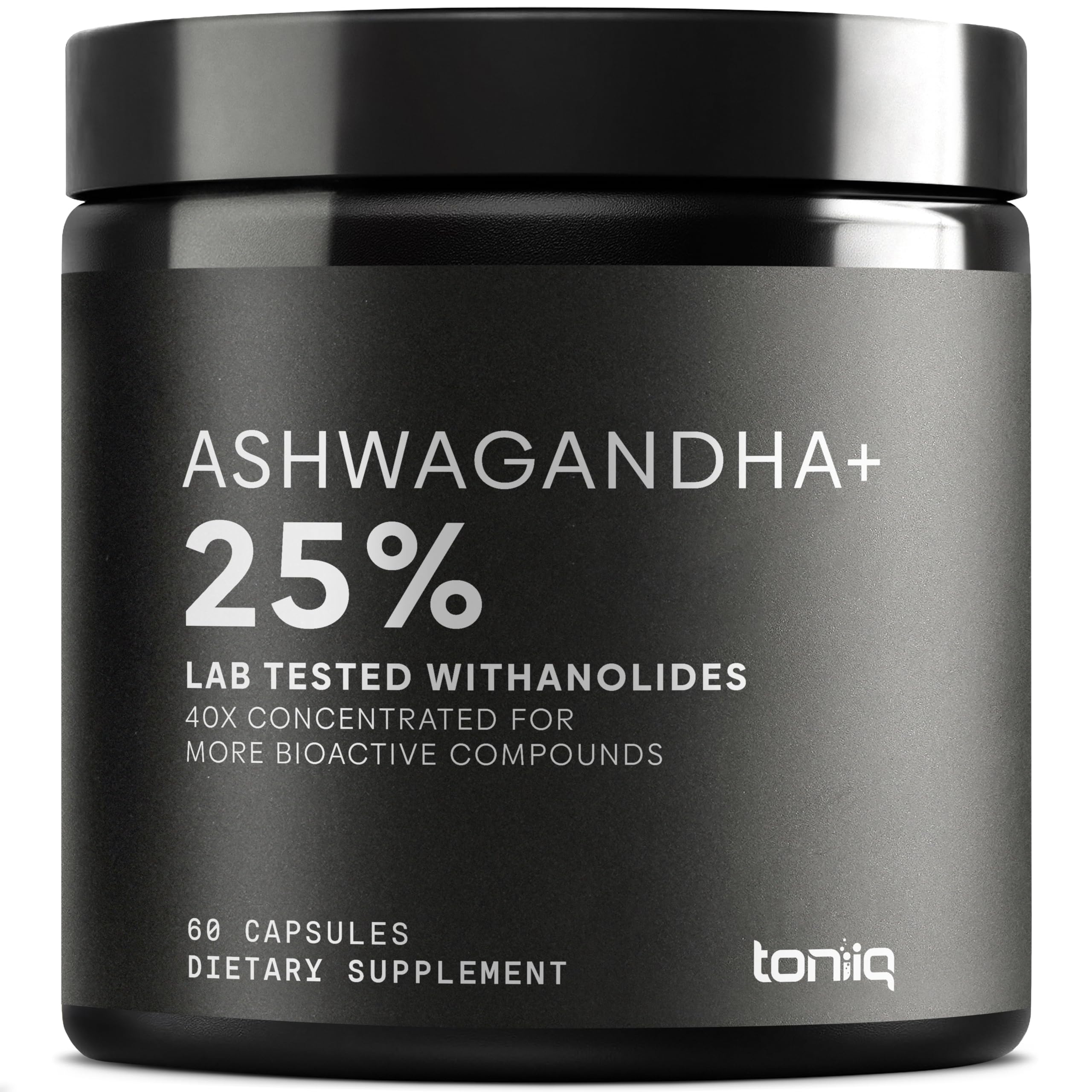 Toniiq Ashwagandha Extract 1300mg front view