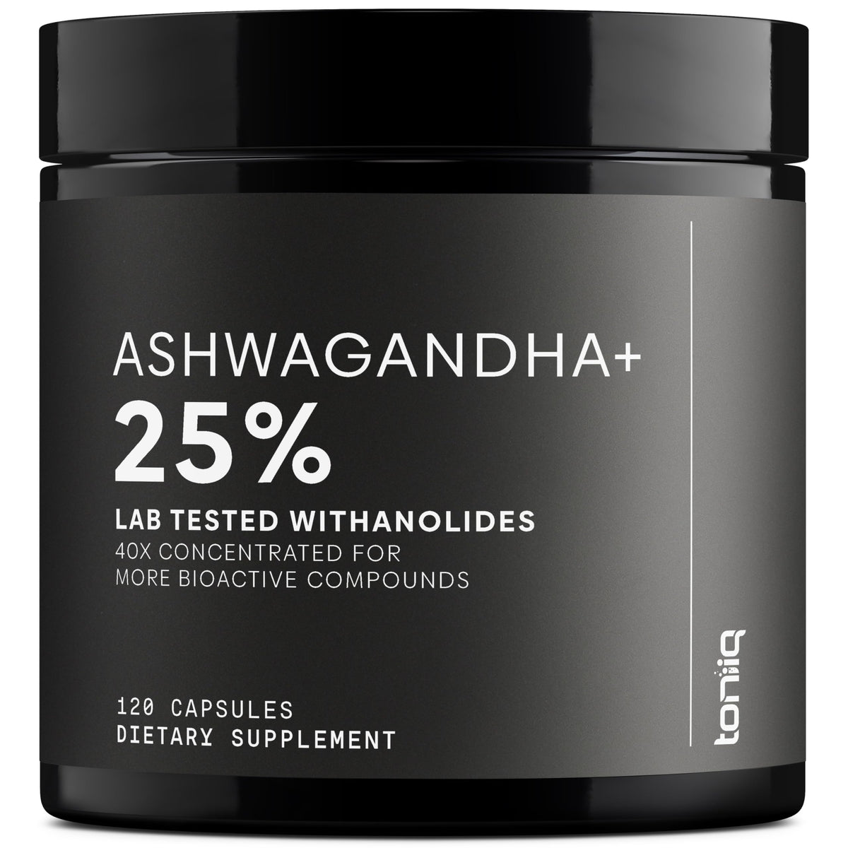 Toniiq Ashwagandha Ultra-Concentrated Extract 1300mg front view