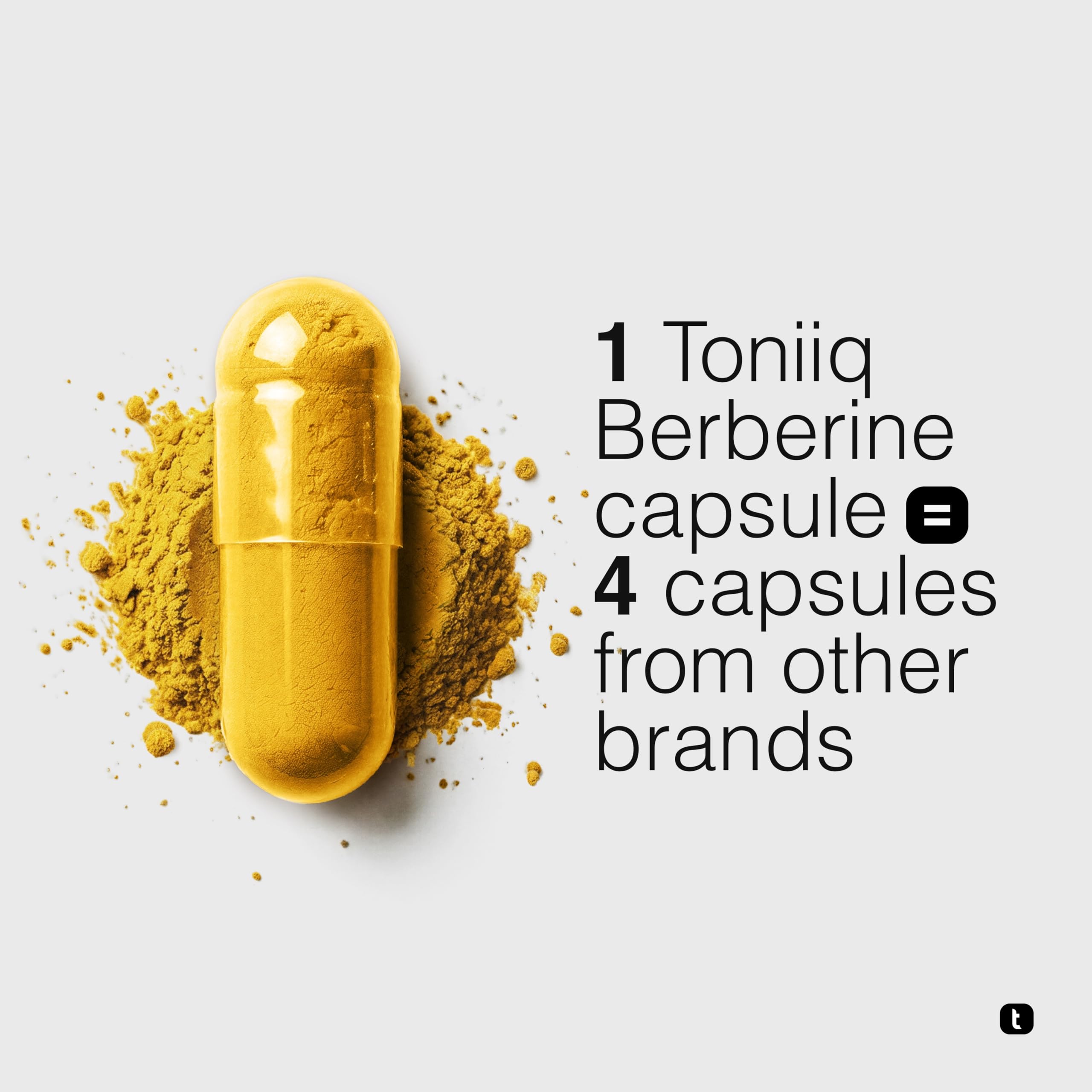 Toniiq Berberine 100g with Himalayan background