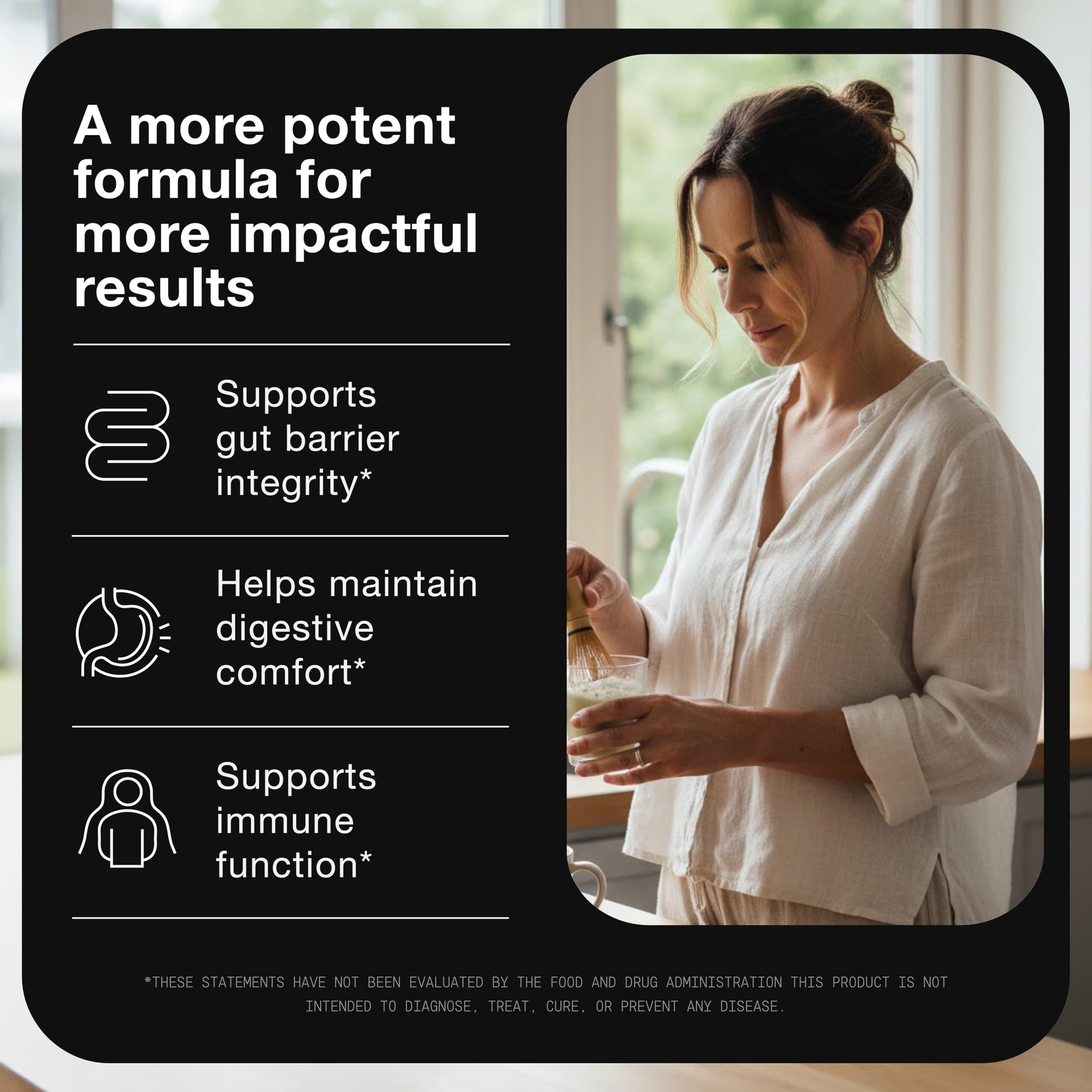 Toniiq Bovine Colostrum Powder packaging side view