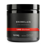 Toniiq Bromelain Capsules 3600 GDU front view