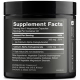Toniiq Calcium AKG Supplement 1500mg side view