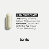 Toniiq Calcium AKG Supplement ingredients list