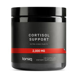 Toniiq Calm Balanced-Strength 5-in-1 Adrenal Extracts 120 Capsules front view