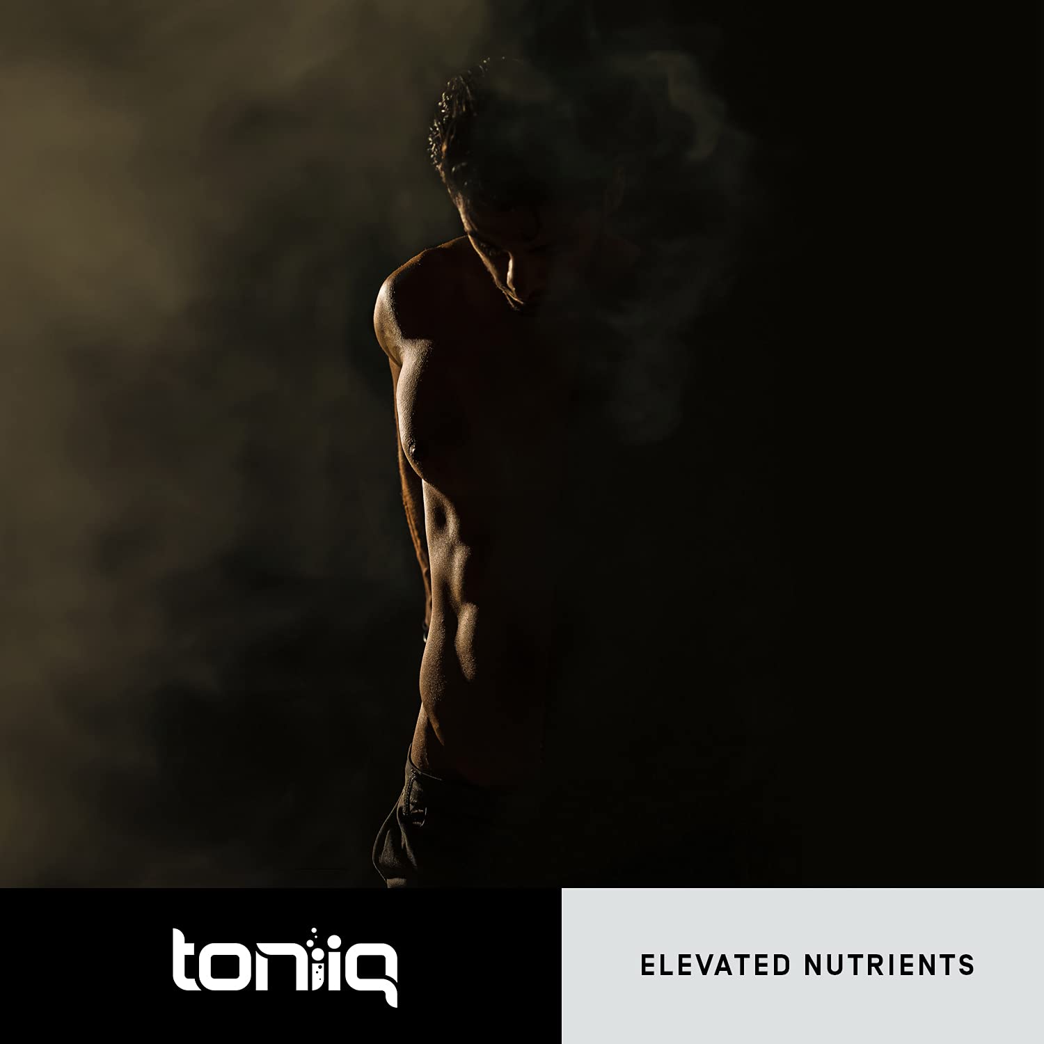 Toniiq DHEA 100mg supplement on a wooden table