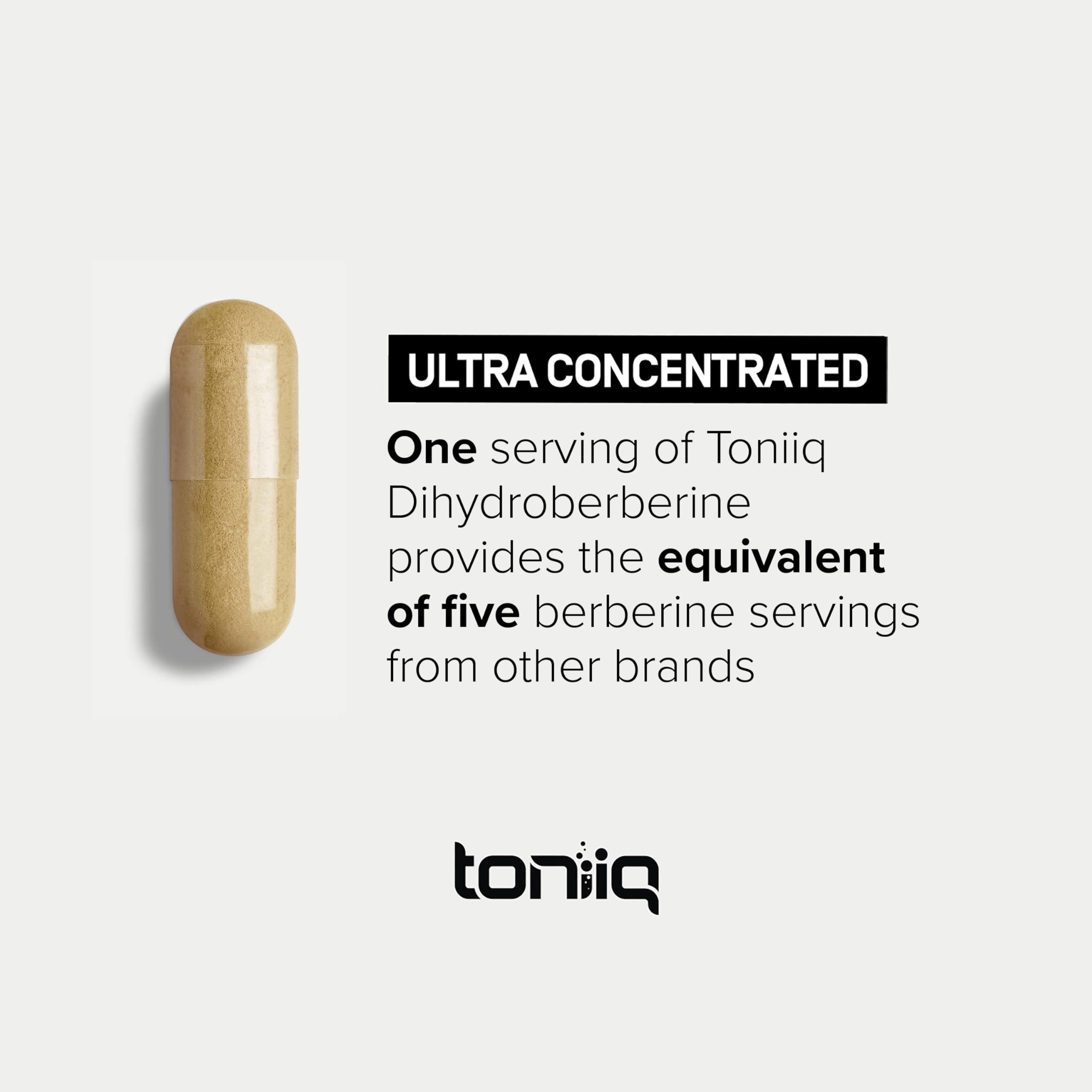Toniiq Dihydroberberine 1000mg supplement with Ceylon Cinnamon extract