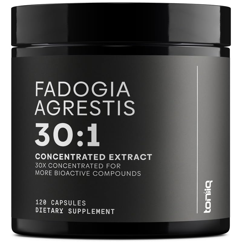 Toniiq Fadogia Agrestis 1200mg supplement front view