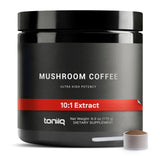 Toniiq Functional Mushroom Coffee front view packaging