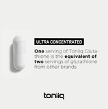 Toniiq Glutathione 1000mg with measuring spoon