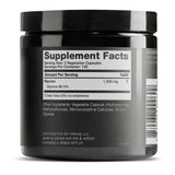 Toniiq Glycine 1300mg supplement side view