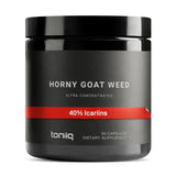 Toniiq Horny Goat Weed Extract 60:1 front view with packaging