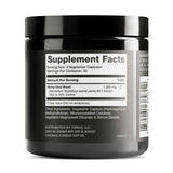 Toniiq Horny Goat Weed Extract 60:1 side view showing label details