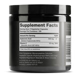 Toniiq Hyaluronic Acid Capsules 250mg back view with ingredient list