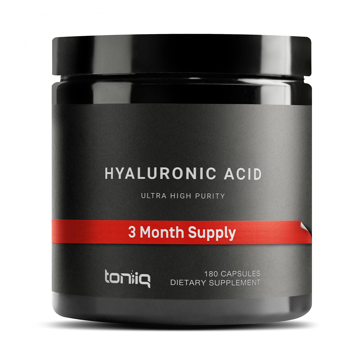 Toniiq Hyaluronic Acid Capsules 250mg front view
