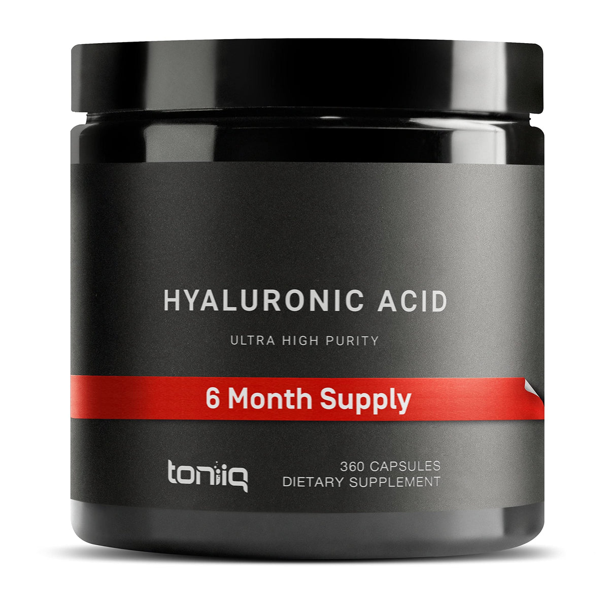 Toniiq Hyaluronic Acid Capsules 250mg front view