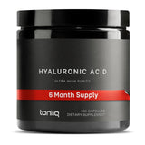 Toniiq Hyaluronic Acid Capsules 250mg front view