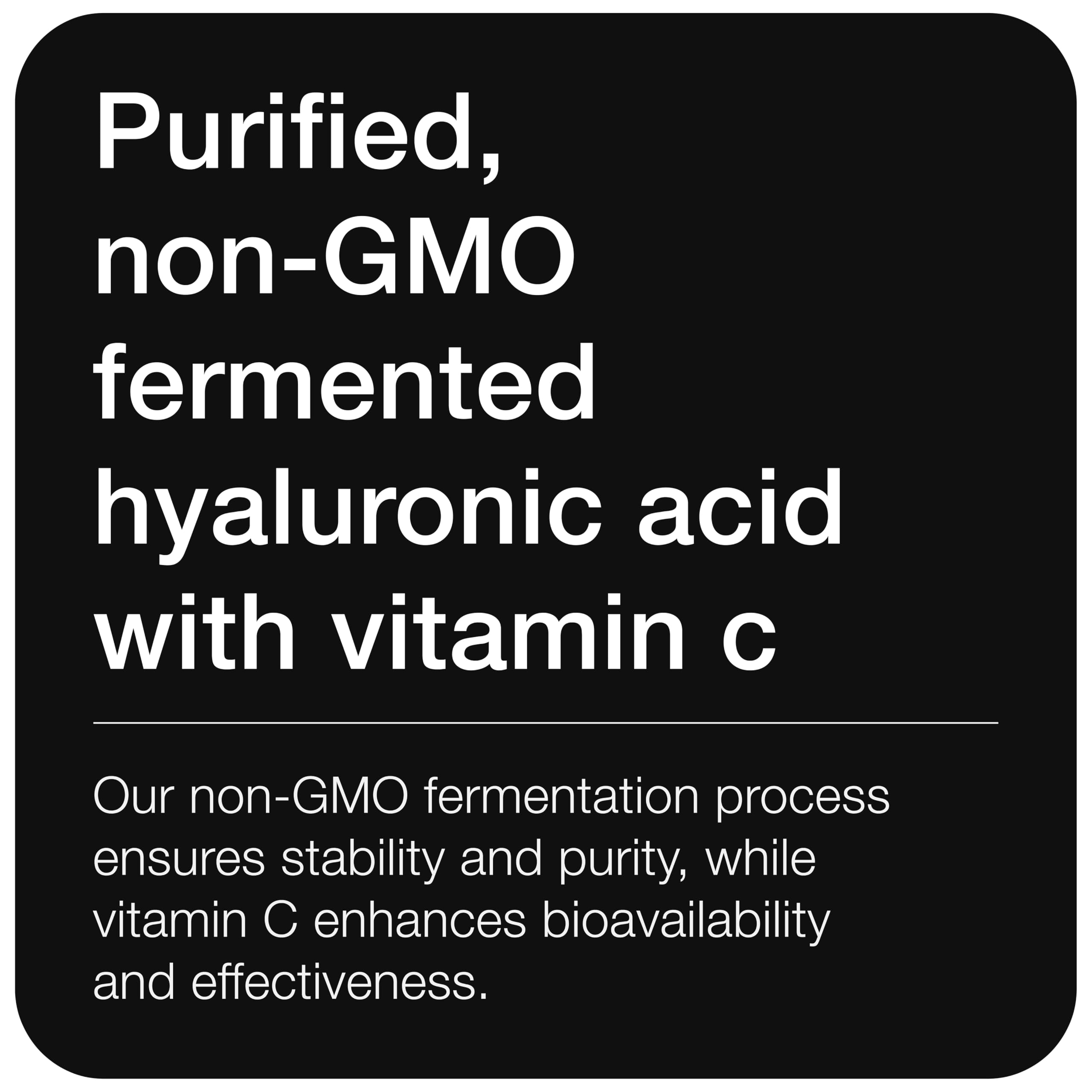 Toniiq Hyaluronic Acid packaging with product details