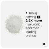 Toniiq Hyaluronic Acid Supplement 250 mg nutritional information