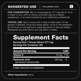 Toniiq Hyaluronic Acid Supplement 250 mg packaging