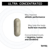 Toniiq L-Arginine Supplement 3,552mg capsule close-up