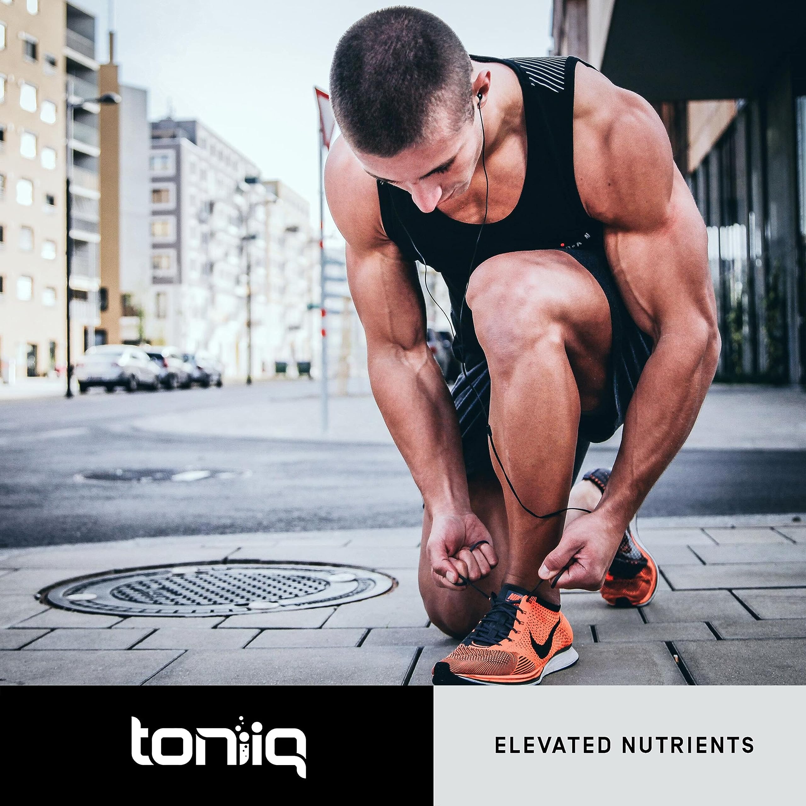Toniiq L-Arginine Supplement 3,552mg packaging