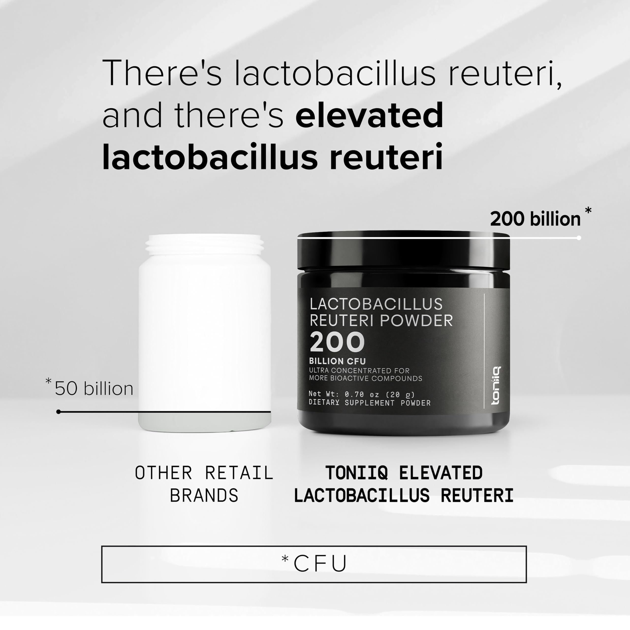 Toniiq Lactobacillus Reuteri Powder 50g back view