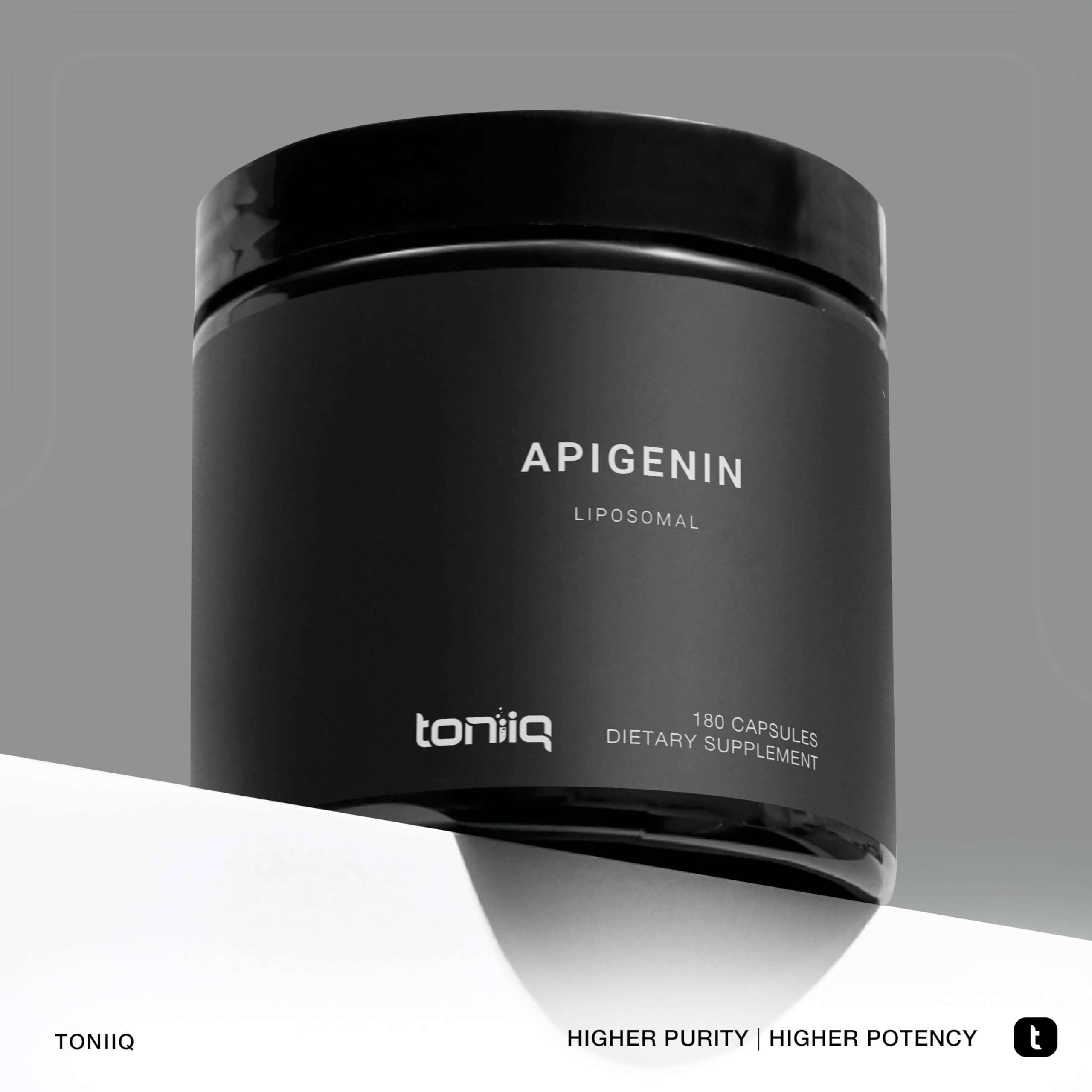 Toniiq Liposomal Apigenin 50mg supplement packaging