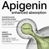 Toniiq Liposomal Apigenin 50mg supplement side view