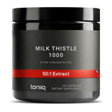 Toniiq Milk Thistle Capsules 1000mg front view