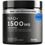 Toniiq NAD+ Supplement 1500mg front view