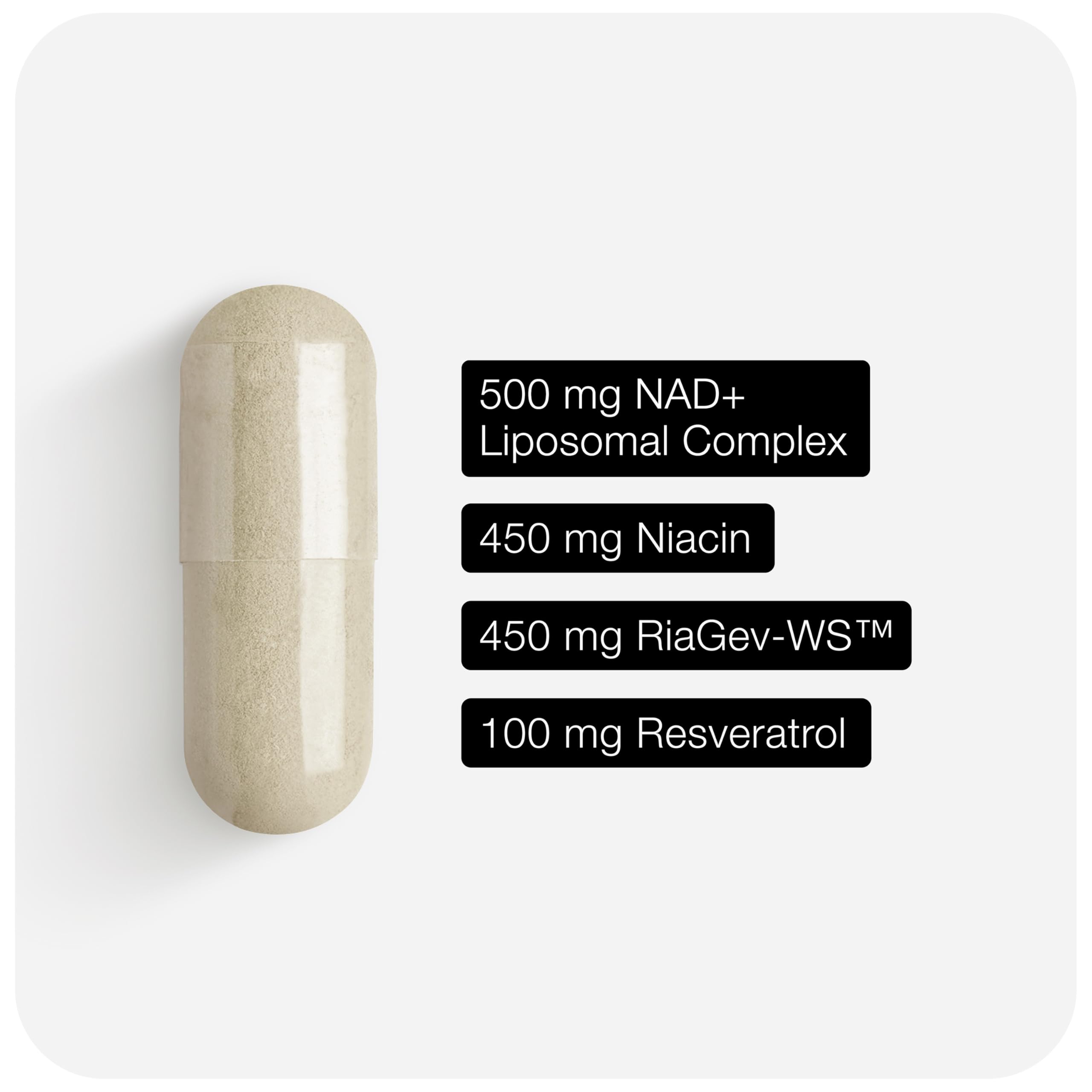 Toniiq NAD+ Supplement 1500mg packaging