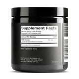 Toniiq NMN Powder 150g back view with ingredient list