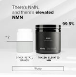 Toniiq NMN Powder 150g side view showing packaging