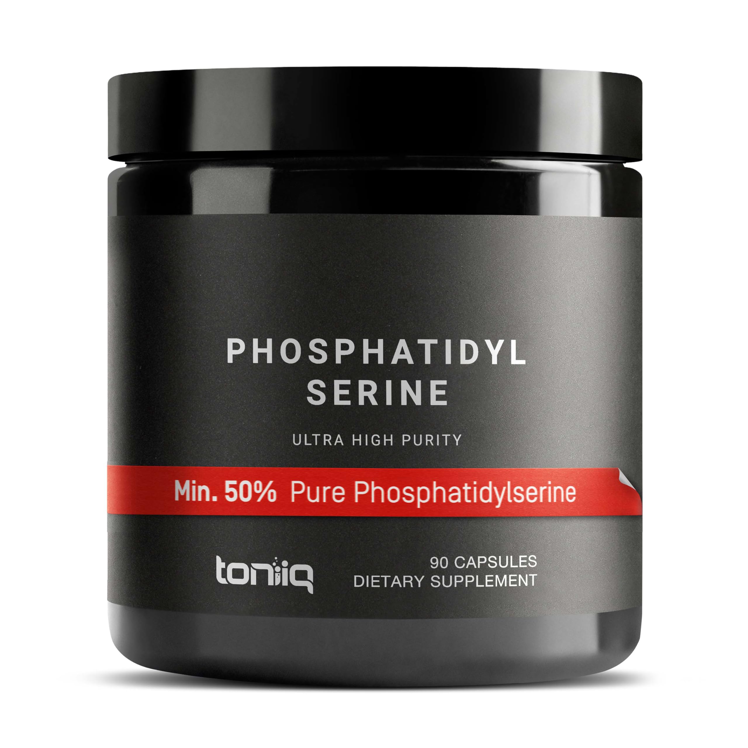 Toniiq Phosphatidylserine supplement front view packaging