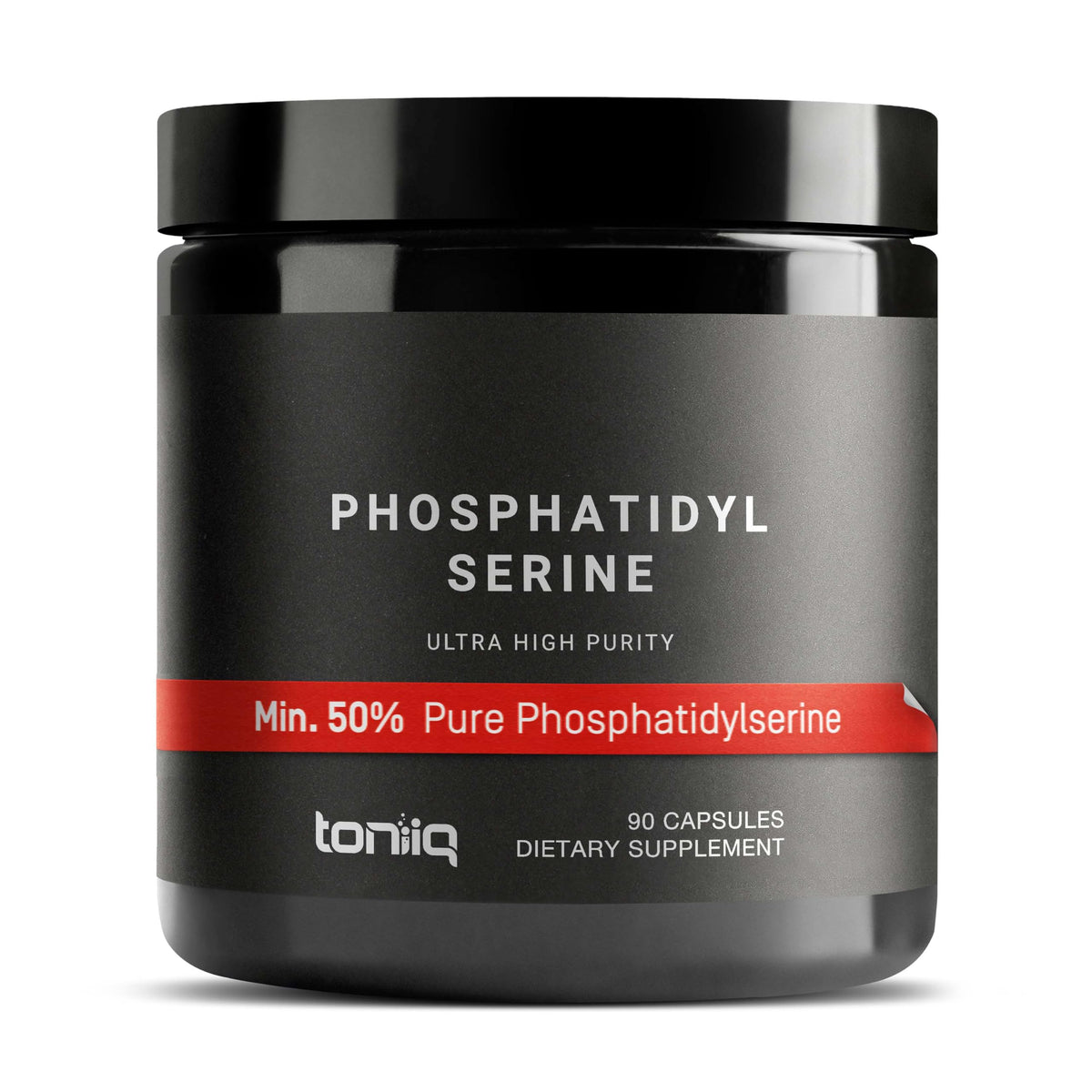 Toniiq Phosphatidylserine supplement front view packaging