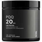 Toniiq PQQ Capsules 20mg front view of packaging