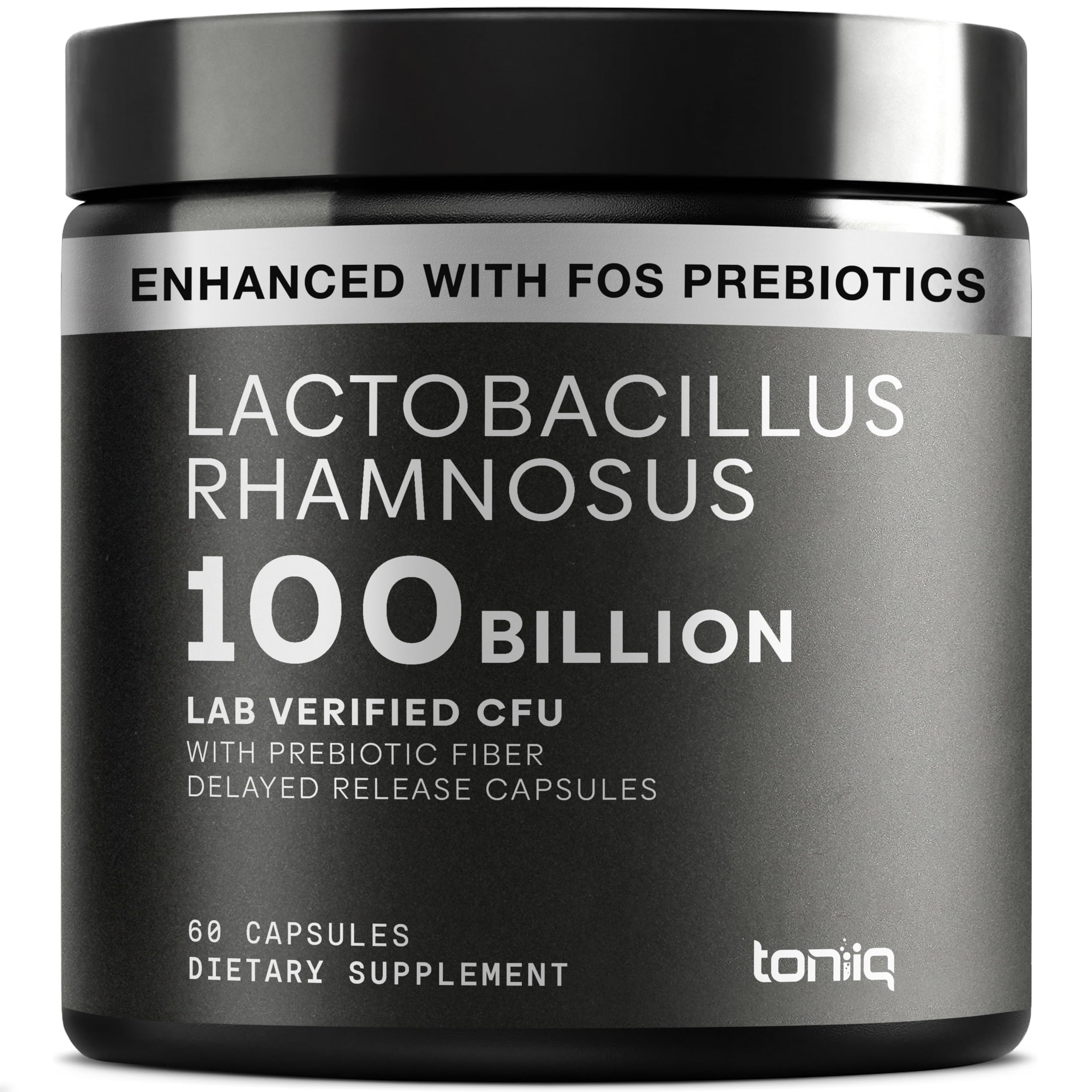 Toniiq Prebiotic Supplement 100 Billion CFU 50g front view