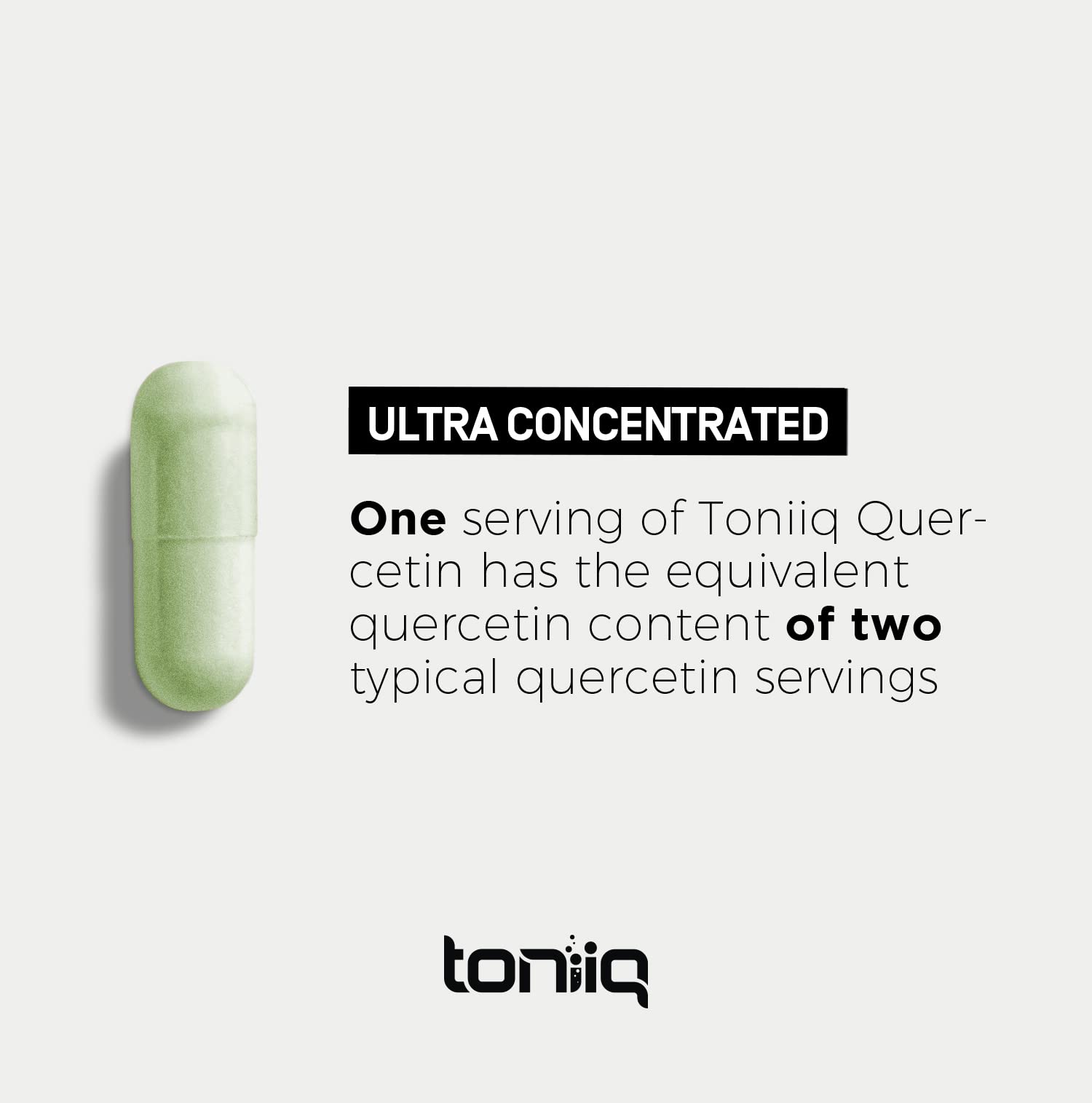 Toniiq Quercetin Capsules 1000mg ingredients list