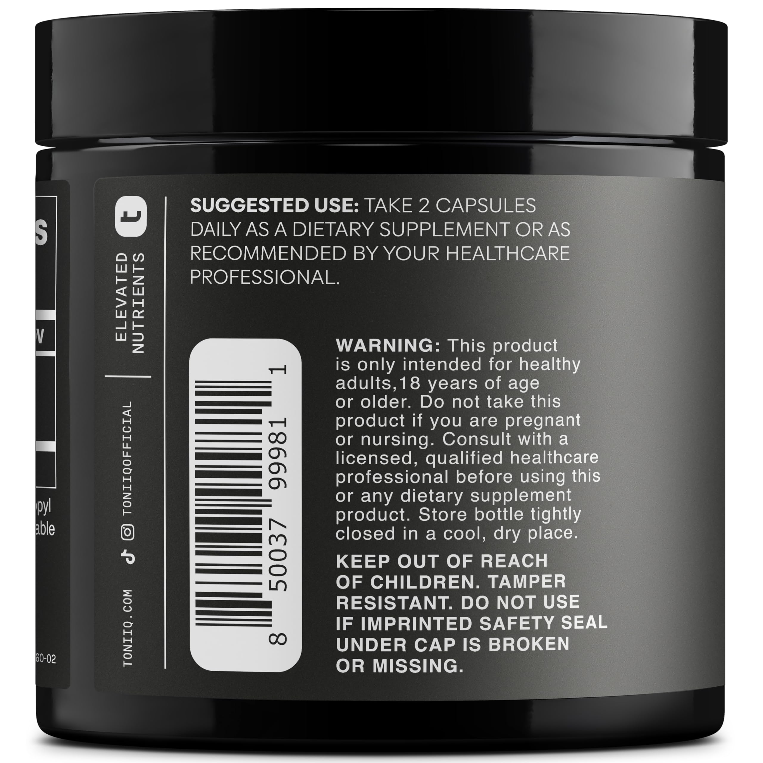 Toniiq Resveratrol 1000mg supplement in natural setting