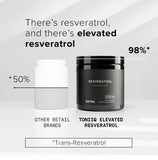 Toniiq Resveratrol Capsules 600mg with measuring scoop