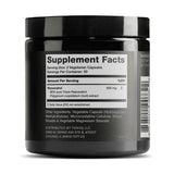 Toniiq Resveratrol Capsules packaging side view